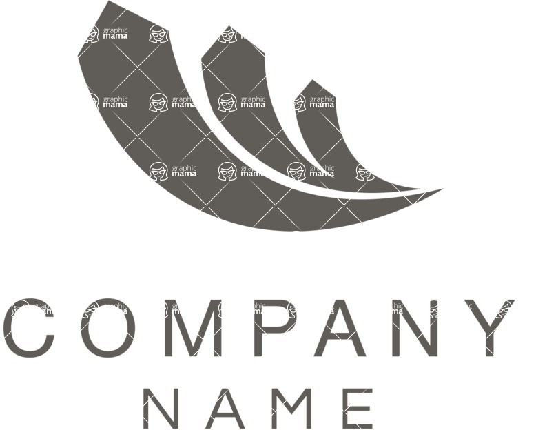 Business Logo Templates - vector graphics in a pack from GraphicMama - Growth Business Company Logo Design